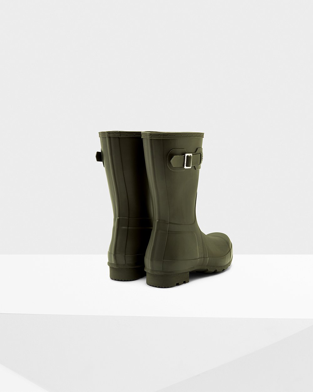 Botas De Cortas Hunter Hombre Verde Oscuro Oliva Original 903765-RLK